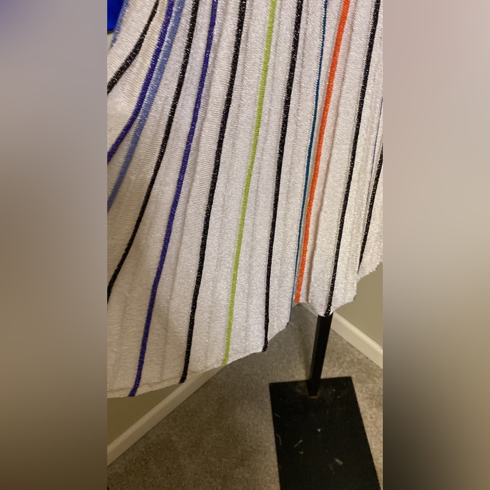 Missoni High Neck Metallic Neon Stripe Dress - Picture 8 of 10